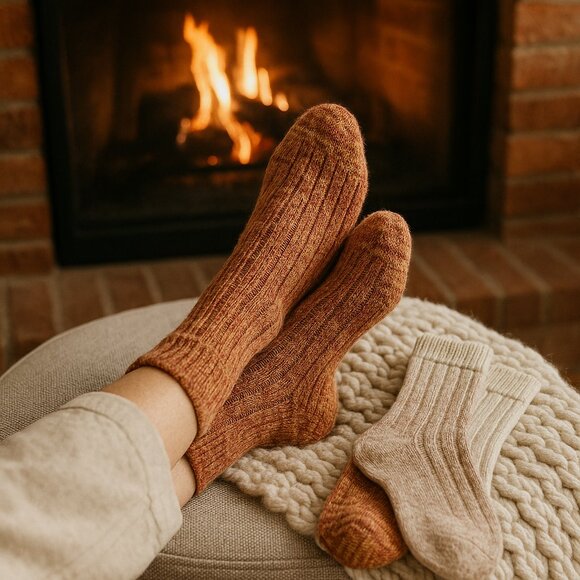 Universal Thread Women's 3 Pack Ribbed Ankle Socks Oatmeal Cream Rust 4-10 - Picture 1 of 3